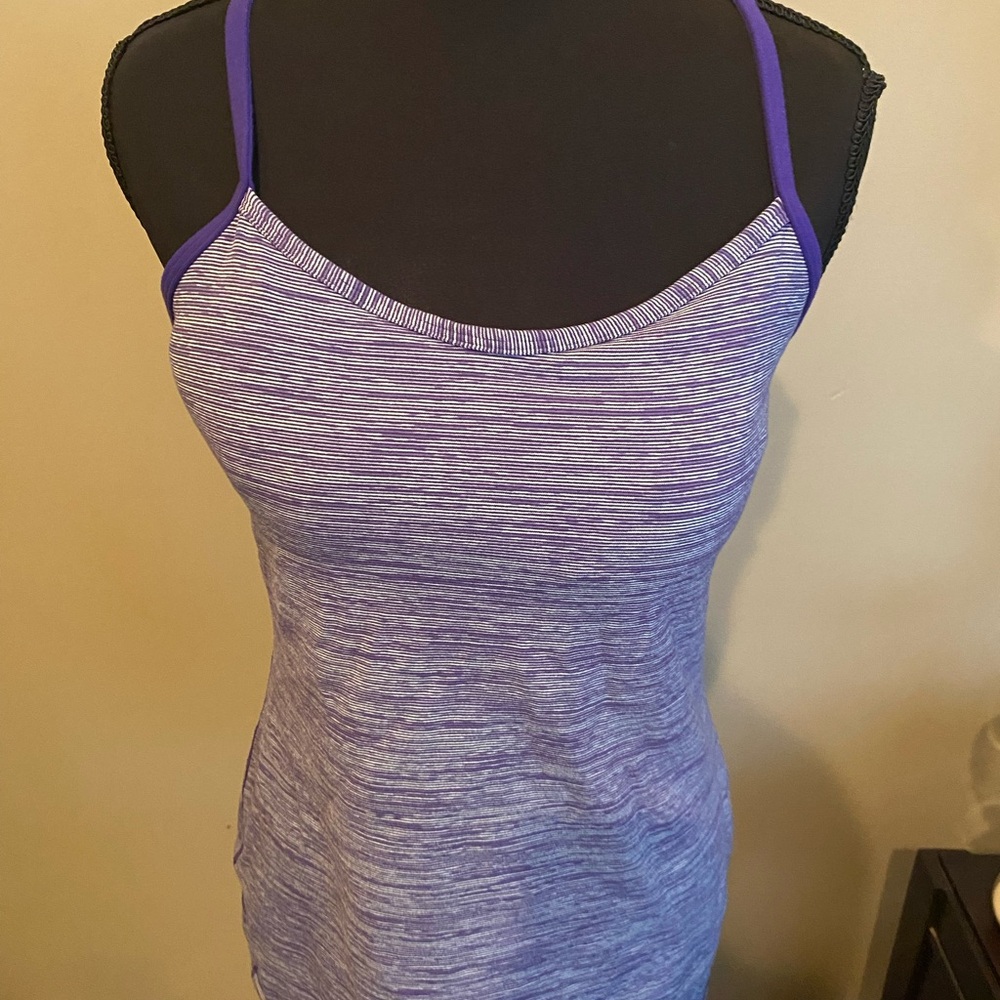 Purple Lululemon Women's Strappy Tanktop.